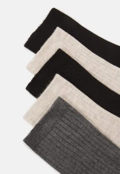 Anna Field 5 Pack - Sokken - Beige/Black/Grey -Anna Field Boutique 08df04d91dee44c9bc8b6f4818415c2e