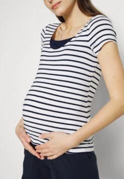 Maternity Double Layer Nursing- T-Shirt Print - Dark Blue/White 11 Maternity Double Layer Nursing- T-Shirt Print - Dark Blue/White -Anna Field Boutique 0ddeb8e4ebd1461daf0d502c5a01dd0c