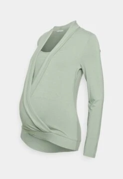 Circ Nursing Wrap Over Long Sleev - Longsleeve - Light Green -Anna Field Boutique 0ebc389fa57a4ec6ab796877dceedb6d