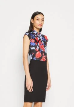 Anna Field Jerseyjurk - Black/Red/Blue -Anna Field Boutique 1029cf6471724d7cab43fed1ed74d7a3