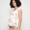 Mama Belt - Blouse - White/Red -Anna Field Boutique 19e5143baf8e4d3eba5e41c449deb605