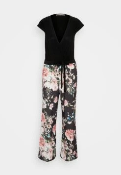 Anna Field Jumpsuit - Black/Multi-Coloured -Anna Field Boutique 1b6be888e5cb4271990dccc6f2c92448