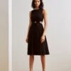 Anna Field Sleeveless Midi Dress - Jurk - Black