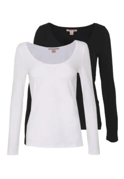 Anna Field 2 Pack - Longsleeve - Black/White