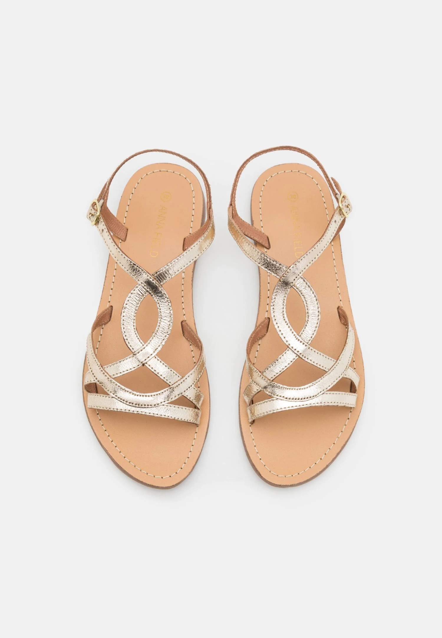 Anna Field Leather - Sandalen - Gold 8 Anna Field Leather - Sandalen - Gold - Afbeelding 6