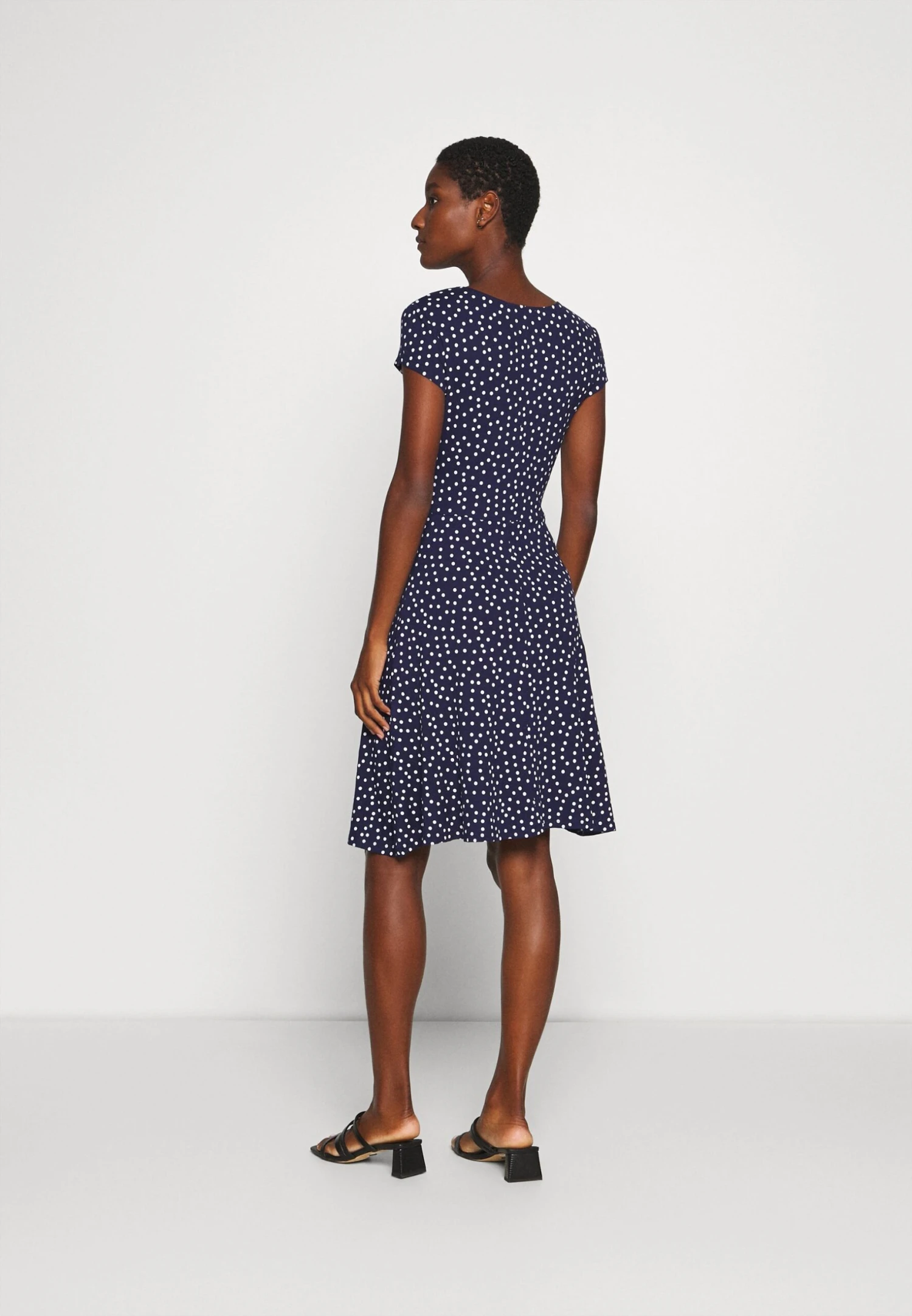 Anna Field Jerseyjurk - Maritime Blue/White 5 Anna Field Jerseyjurk - Maritime Blue/White - Afbeelding 3