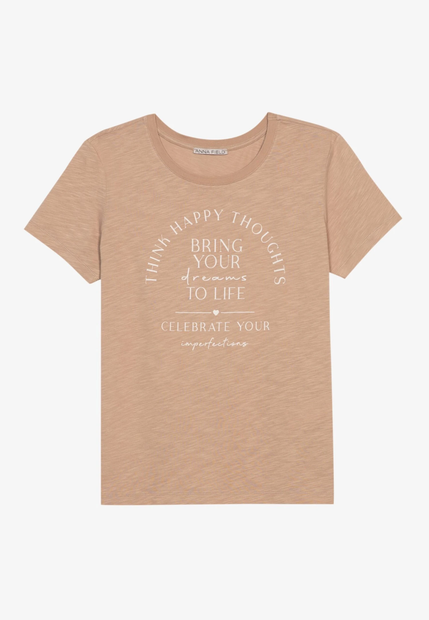 Anna Field Bring Your Dreams To Life - T-Shirt Print - Brown 7 Anna Field Bring Your Dreams To Life - T-Shirt Print - Brown - Afbeelding 5