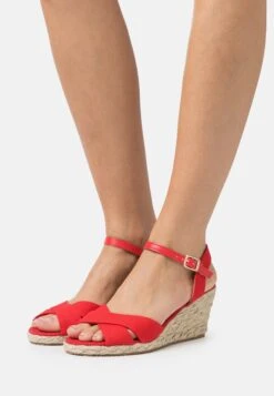 Anna Field Sandalen Met Sleehak - Red