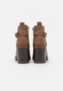 Enkellaarsjes Met Hoge Hak - Taupe 11 Enkellaarsjes Met Hoge Hak - Taupe -Anna Field Boutique 2eb63bf33bc64232b4616649422421c0