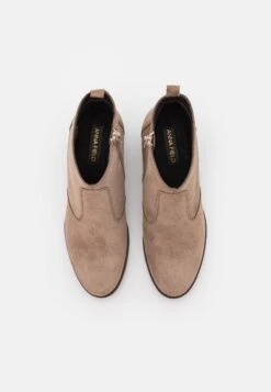 Leather - Cowboy-/Bikerlaarsjes - Taupe -Anna Field Boutique 31439f38e4674f7495916fa4d253a286