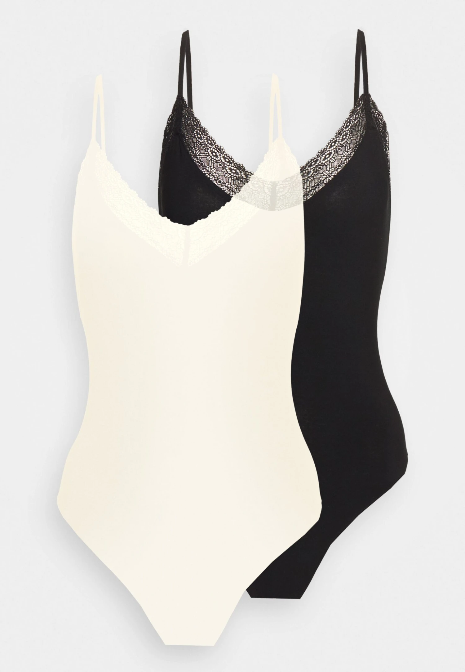 Anna Field 2 Pack - Top - Black/Beige 9 Anna Field 2 Pack - Top - Black/Beige - Afbeelding 7