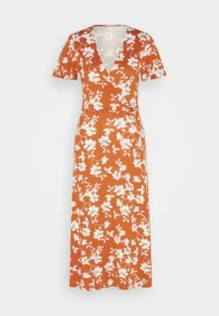 Anna Field Jerseyjurk - Brown/White -Anna Field Boutique 37997215f27d433583a77a9e5440e744