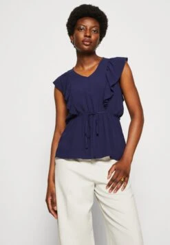 Anna Field Top - Dark Blue -Anna Field Boutique 3c609e8af1414eb093afbaa913c42265