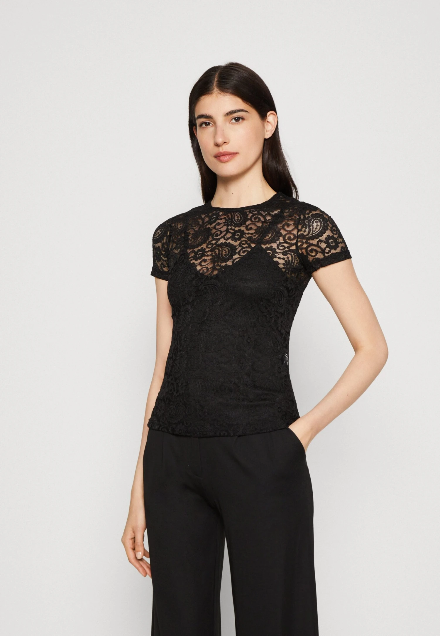 Anna Field T-Shirt Print - Black 3 Anna Field T-Shirt Print - Black