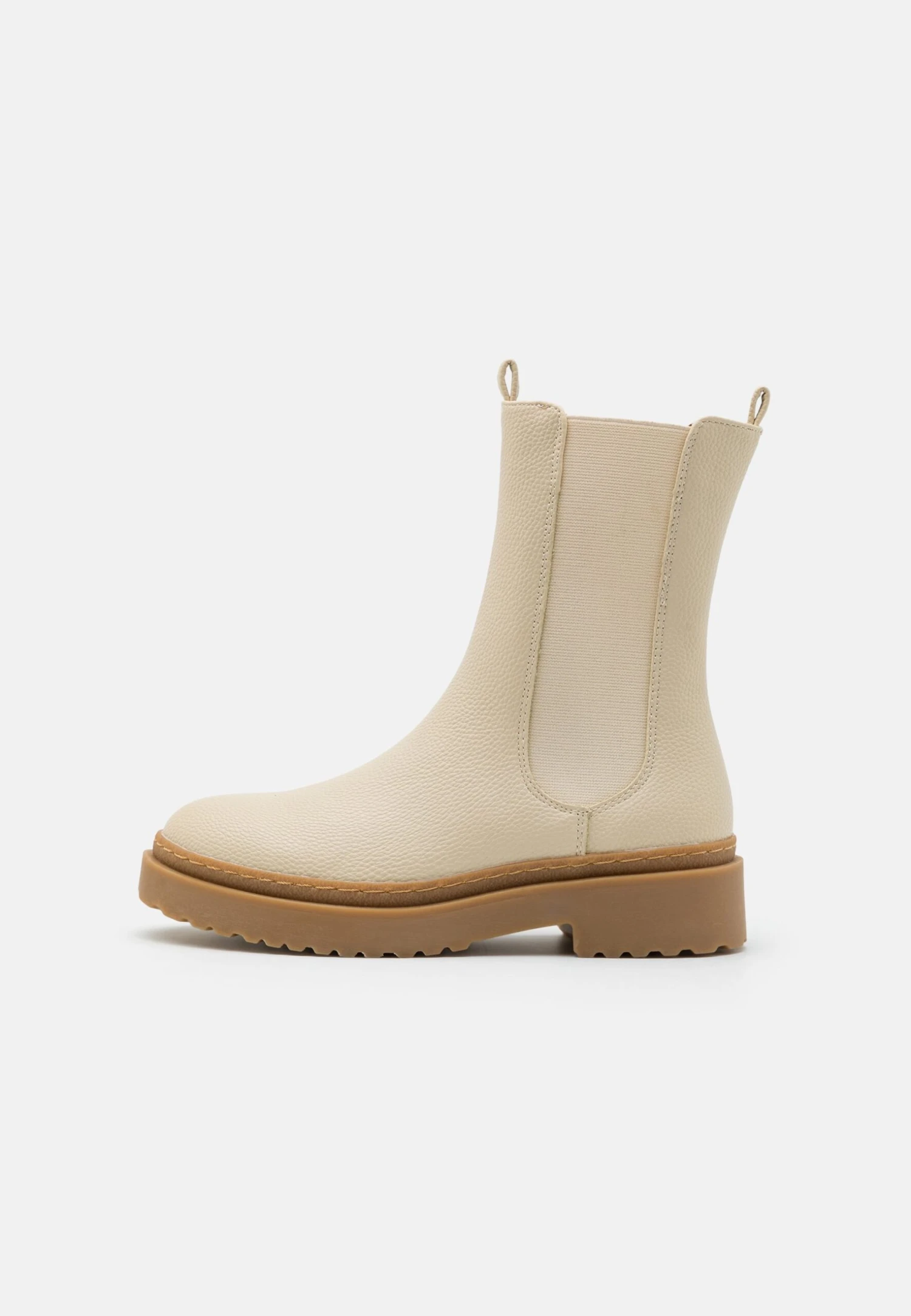 Enkellaarsjes Met Plateauzool - Beige 4 Enkellaarsjes Met Plateauzool - Beige - Afbeelding 2