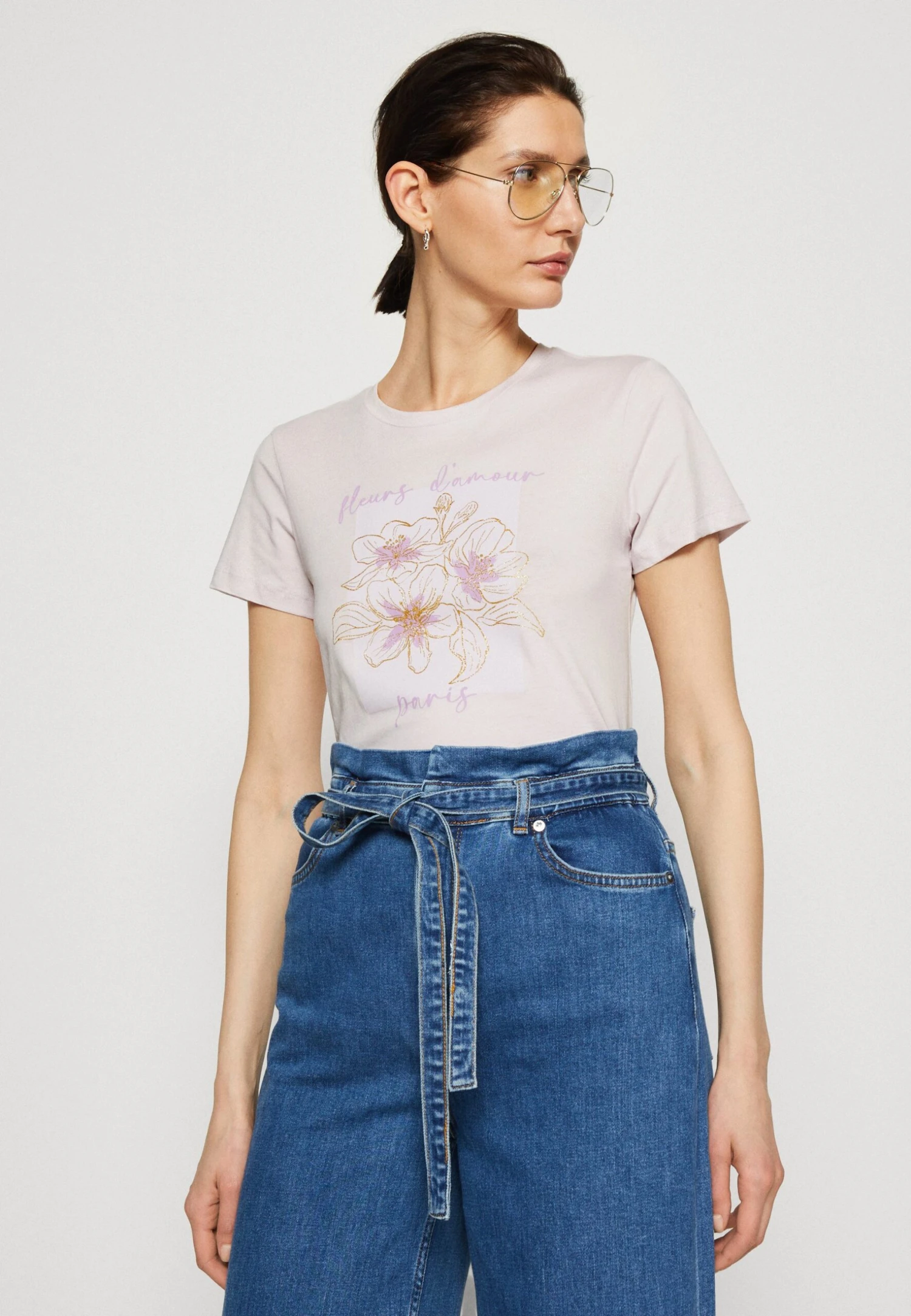 Anna Field T-Shirt Print - Lilac 6 Anna Field T-Shirt Print - Lilac - Afbeelding 4