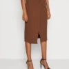 Anna Field Wikkelrok - Dark Brown -Anna Field Boutique 49e843d14e844d7b9000093072133d51