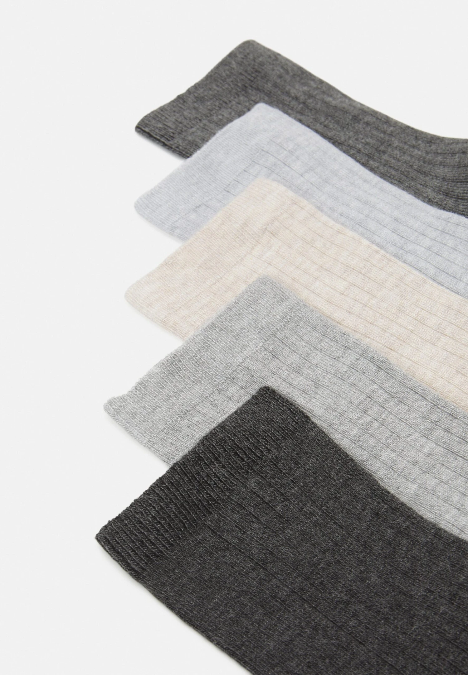 Anna Field 5 Pack - Sokken - Black/Grey 4 Anna Field 5 Pack - Sokken - Black/Grey - Afbeelding 2