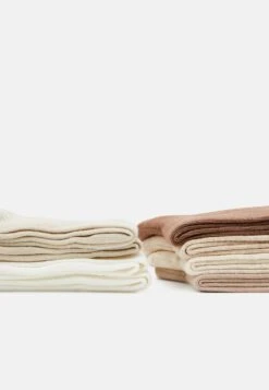 Anna Field 8 Pack - Sokken - White/Sand/Camel -Anna Field Boutique 509f85be820b43be88d547c3ba37c925