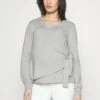 Sweater Met Rits - Mottled Light Grey 1 Sweater Met Rits - Mottled Light Grey -Anna Field Boutique 53fe36eb30724d439c82c780f13f6918