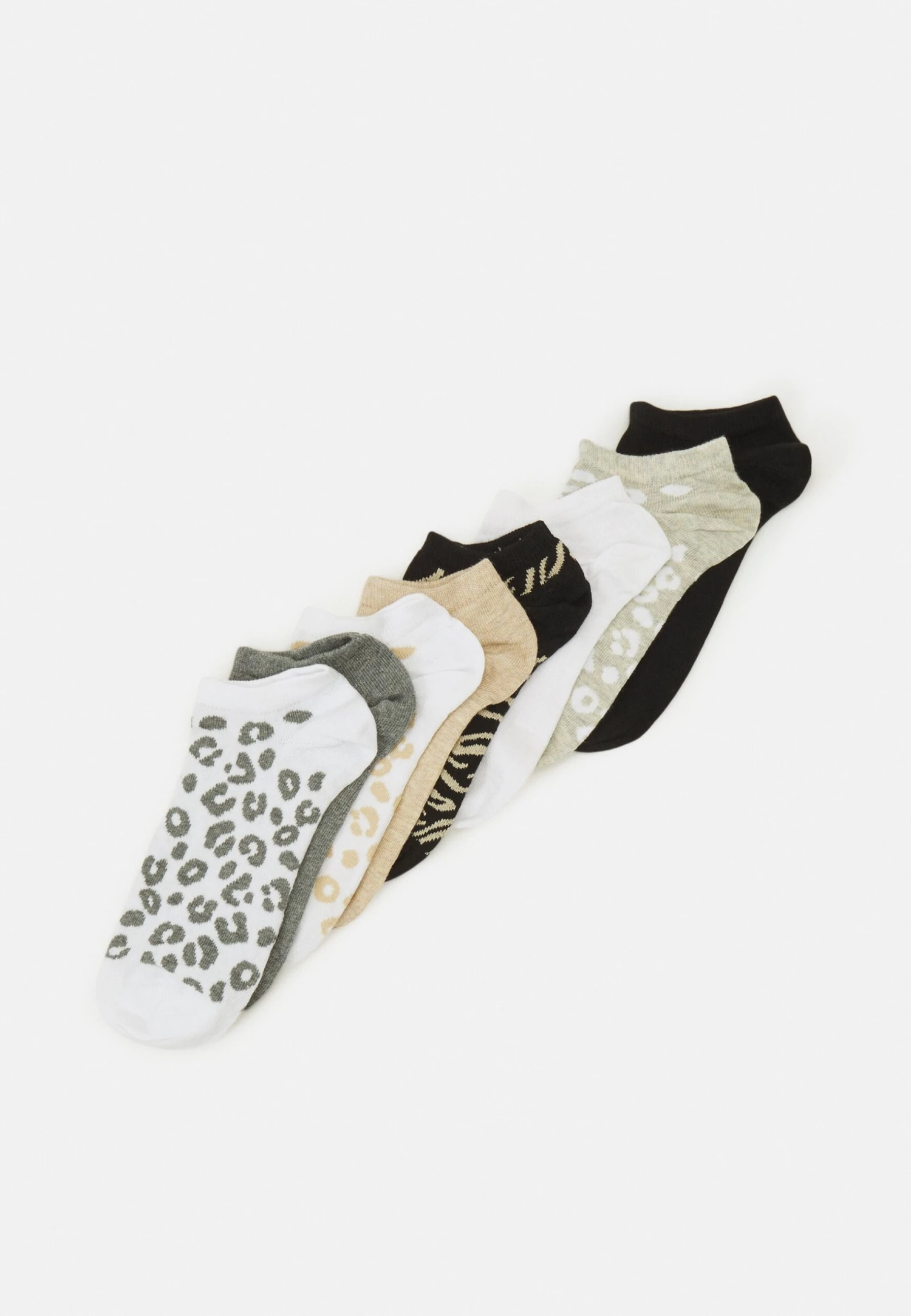 Anna Field 8 Pack - Sokken - White/Beige/Grey 3 Anna Field 8 Pack - Sokken - White/Beige/Grey