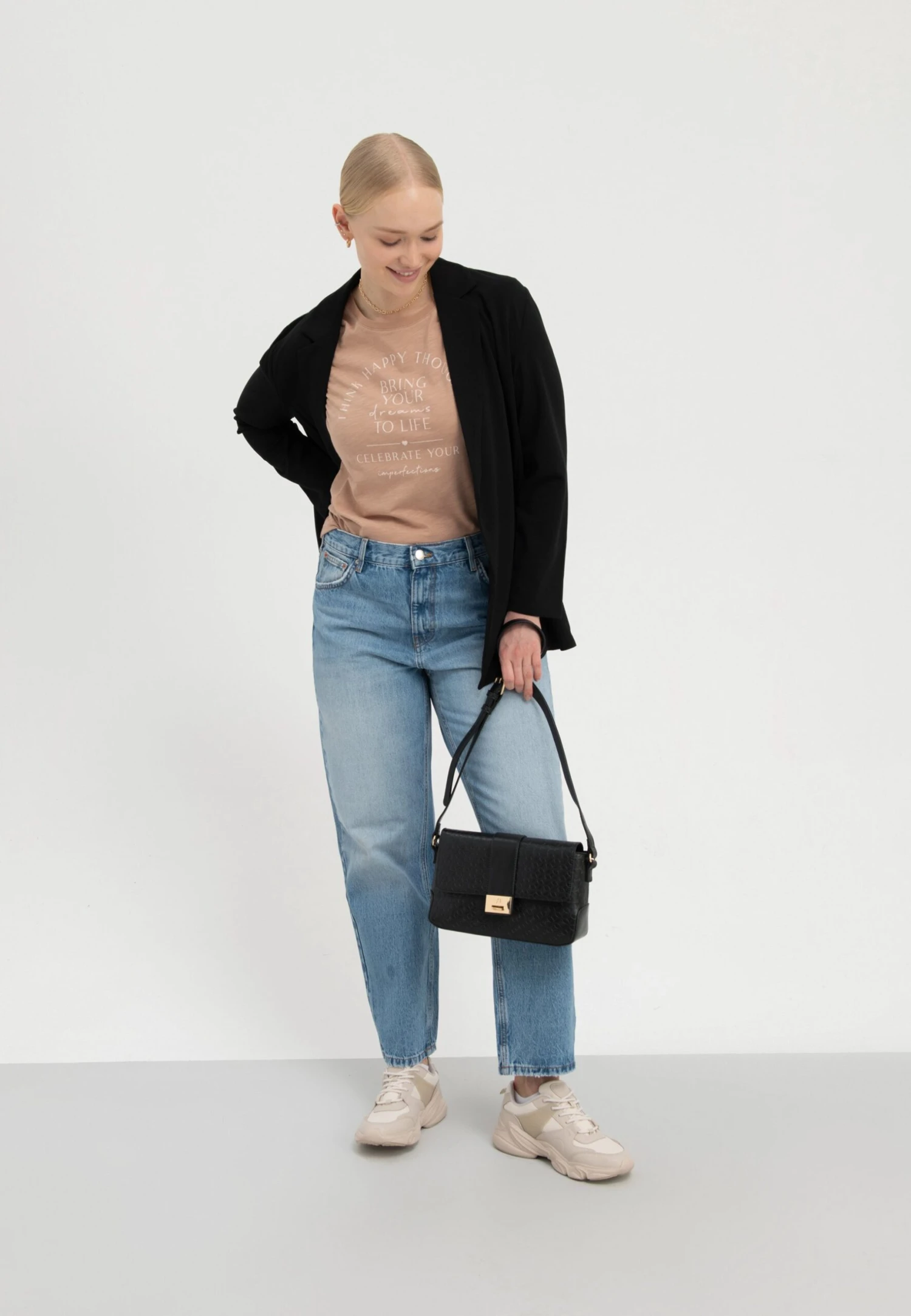 Anna Field Bring Your Dreams To Life - T-Shirt Print - Brown 5 Anna Field Bring Your Dreams To Life - T-Shirt Print - Brown - Afbeelding 3