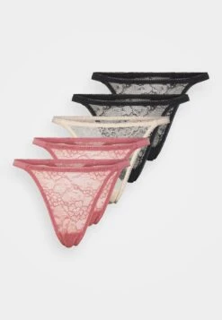Anna Field 5 Pack - String - Black/Nude/Pink -Anna Field Boutique 5a382264ee554369832e13b8dbb4e290