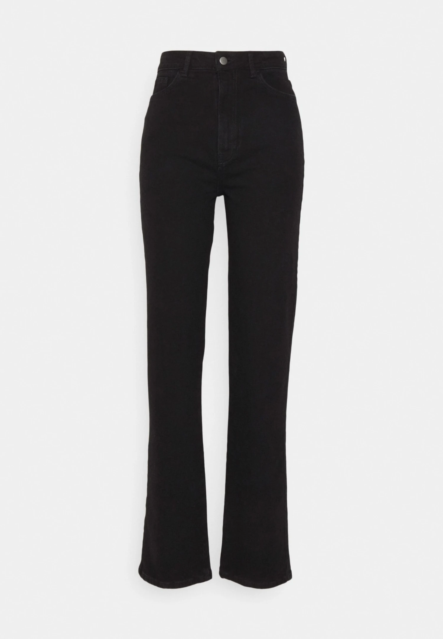 Straight Leg Jeans -Black Denim 5 Straight Leg Jeans -Black Denim - Afbeelding 3