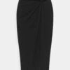 Anna Field Front Knot Midi Skirt - Kokerrok - Black -Anna Field Boutique 5be321da437f45a38c5cf574032352d5