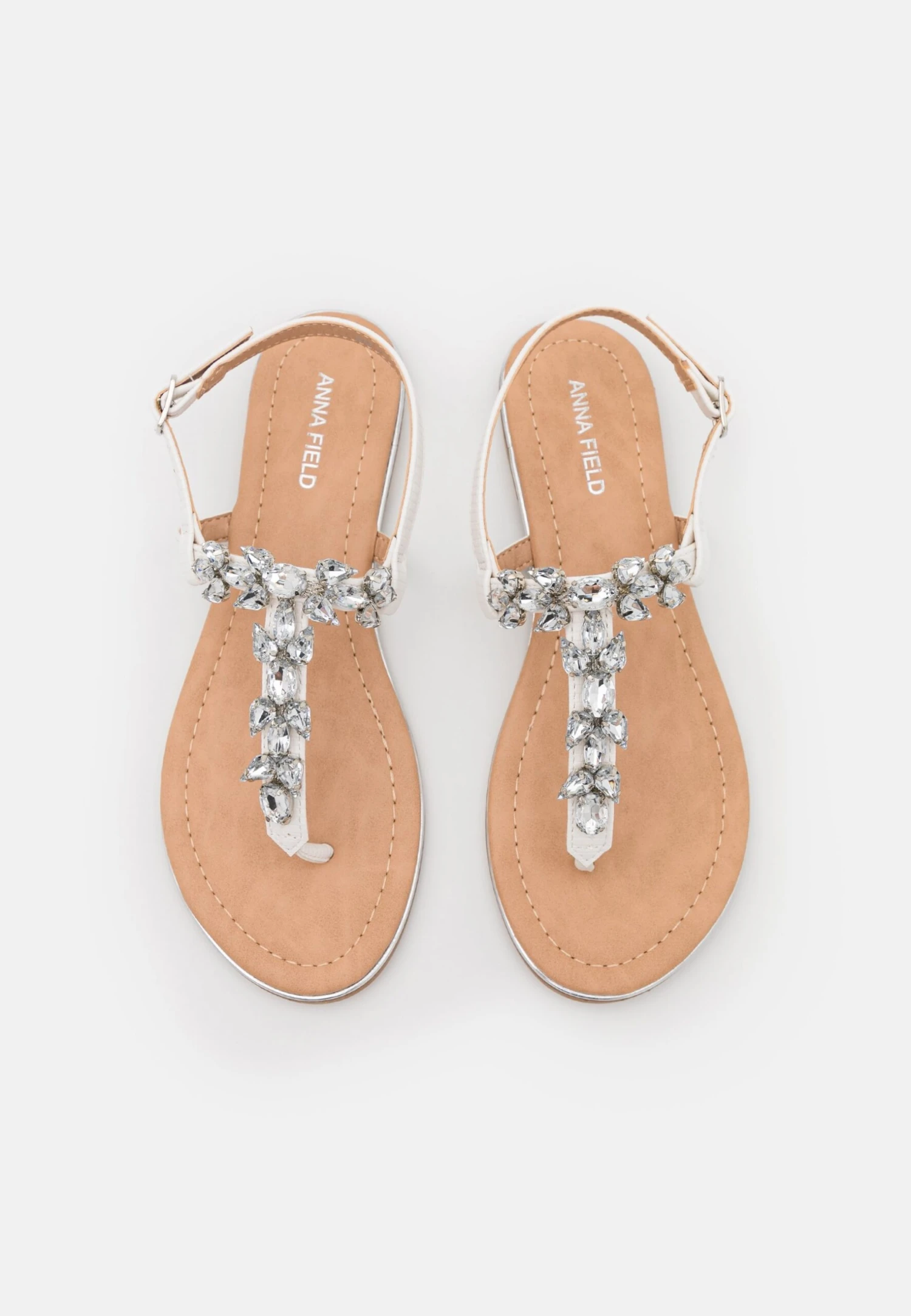 Anna Field Teensandalen - White 8 Anna Field Teensandalen - White - Afbeelding 6