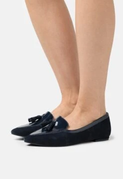 Anna Field Leather - Ballerina'S - Dark Blue