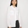 Anna Field Basic Blouse With Front Pockets - Overhemdblouse - Offwhite -Anna Field Boutique 65551f7cce13477ba27daa38e79f5f44