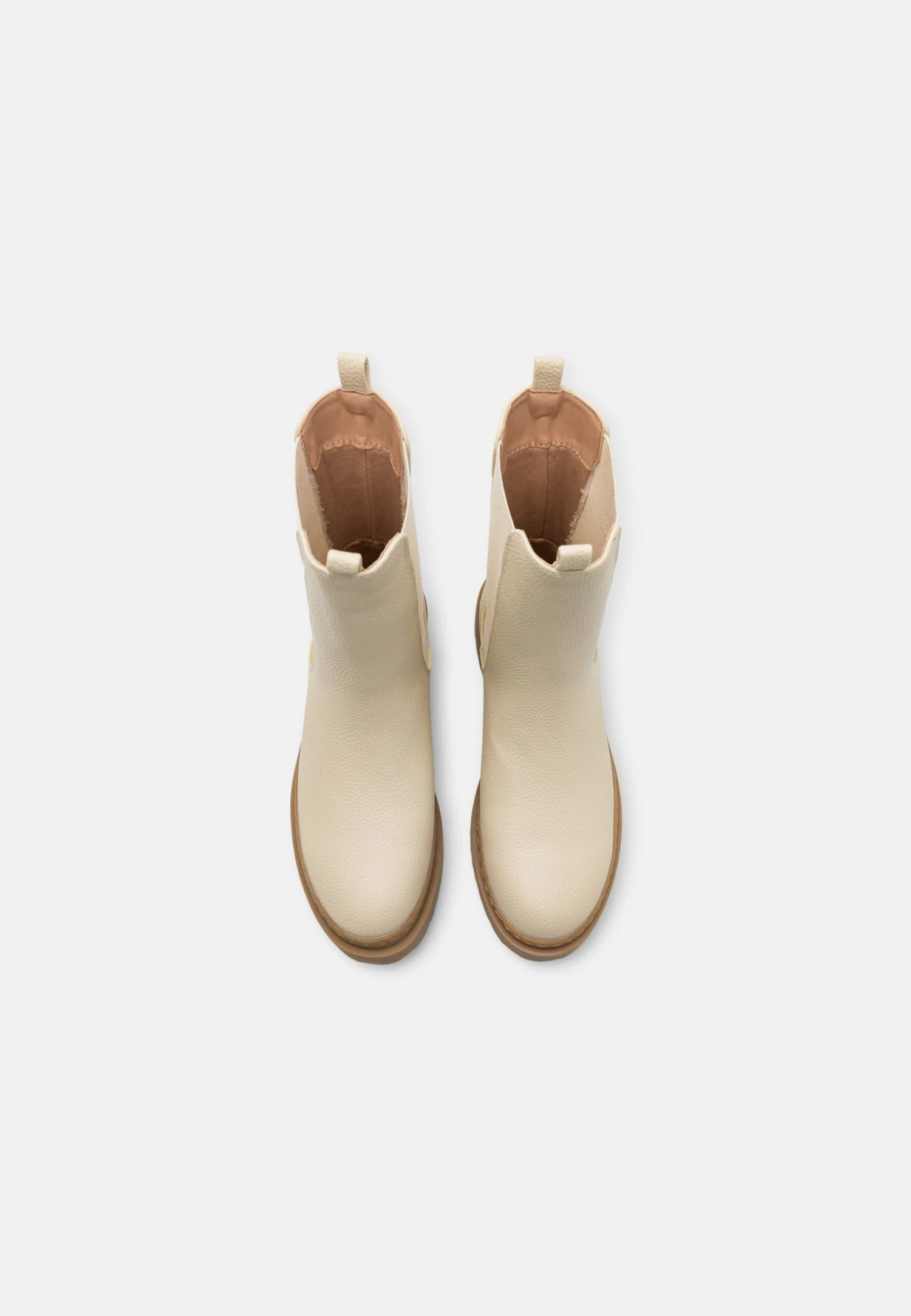 Enkellaarsjes Met Plateauzool - Beige 8 Enkellaarsjes Met Plateauzool - Beige - Afbeelding 6