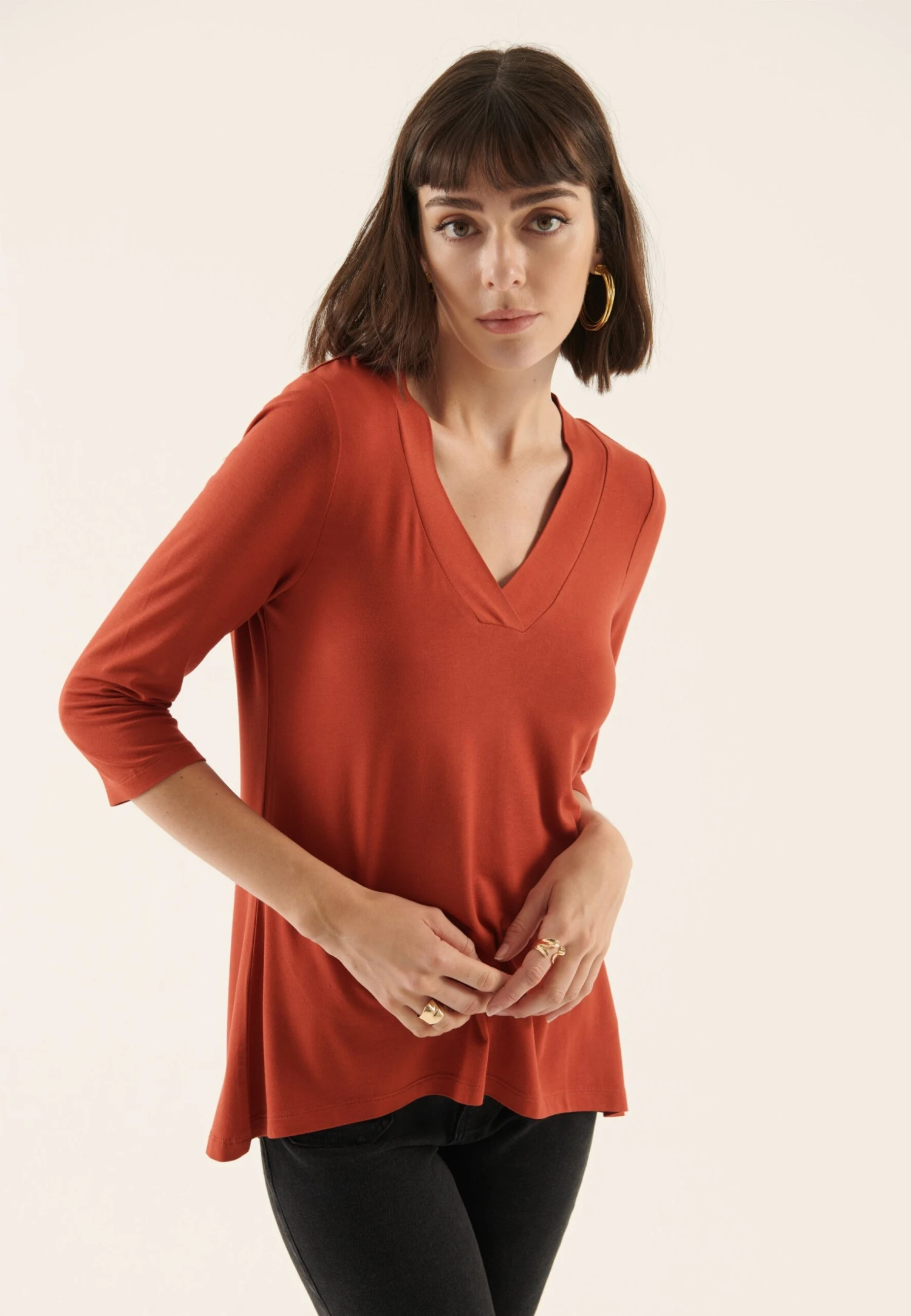 Anna Field 2 Pack - Longsleeve - Red/Black 5 Anna Field 2 Pack - Longsleeve - Red/Black - Afbeelding 3