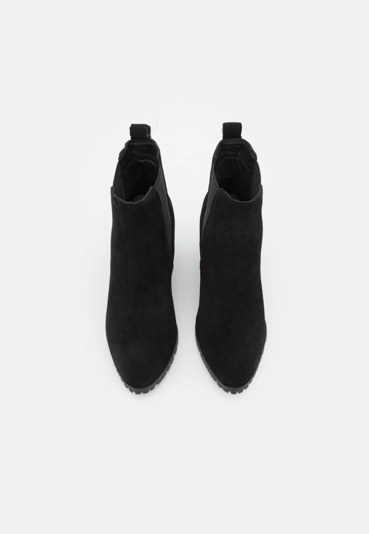 Leather - Enkellaarsjes Met Sleehak - Black 8 Leather - Enkellaarsjes Met Sleehak - Black - Afbeelding 6