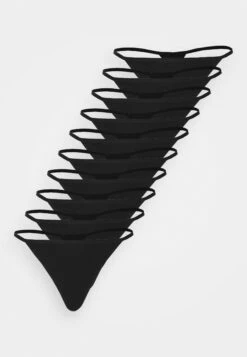 Anna Field Cody 10Pp Cotton Thong - String - Black -Anna Field Boutique 6de15257f4c74e21863d51ea6a809790