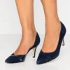 Leather - Klassieke Pumps - Dark Blue