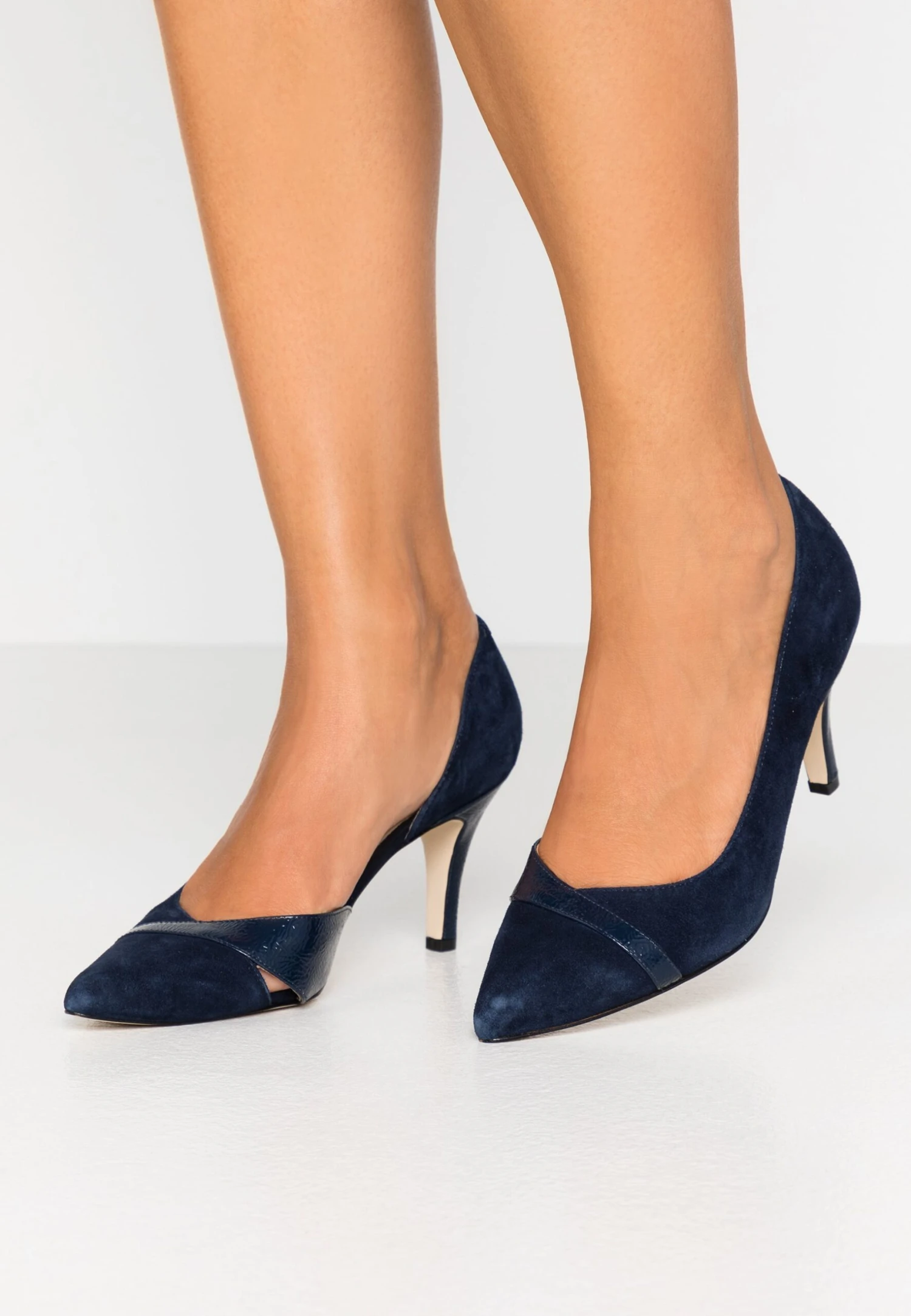 Leather - Klassieke Pumps - Dark Blue 3 Leather - Klassieke Pumps - Dark Blue