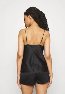 Anna Field Simple Satin Short Set - Pyjama - Black -Anna Field Boutique 722ca56a9ee2439f909f606ecf6a7ffe