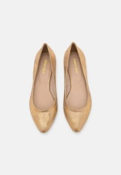 Anna Field Leather - Ballerina'S - Gold -Anna Field Boutique 77bef8a948134ad6b086f672d7c111bb