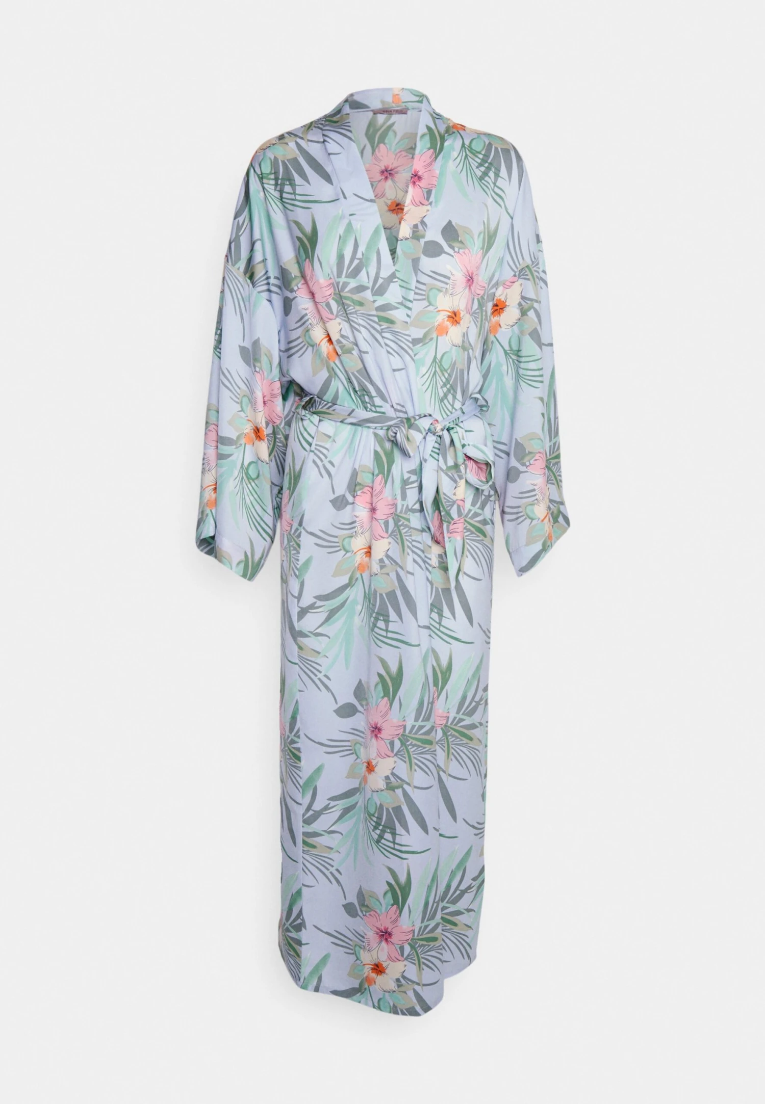 Anna Field Floral Robe - Badjas - Blue 7 Anna Field Floral Robe - Badjas - Blue - Afbeelding 5