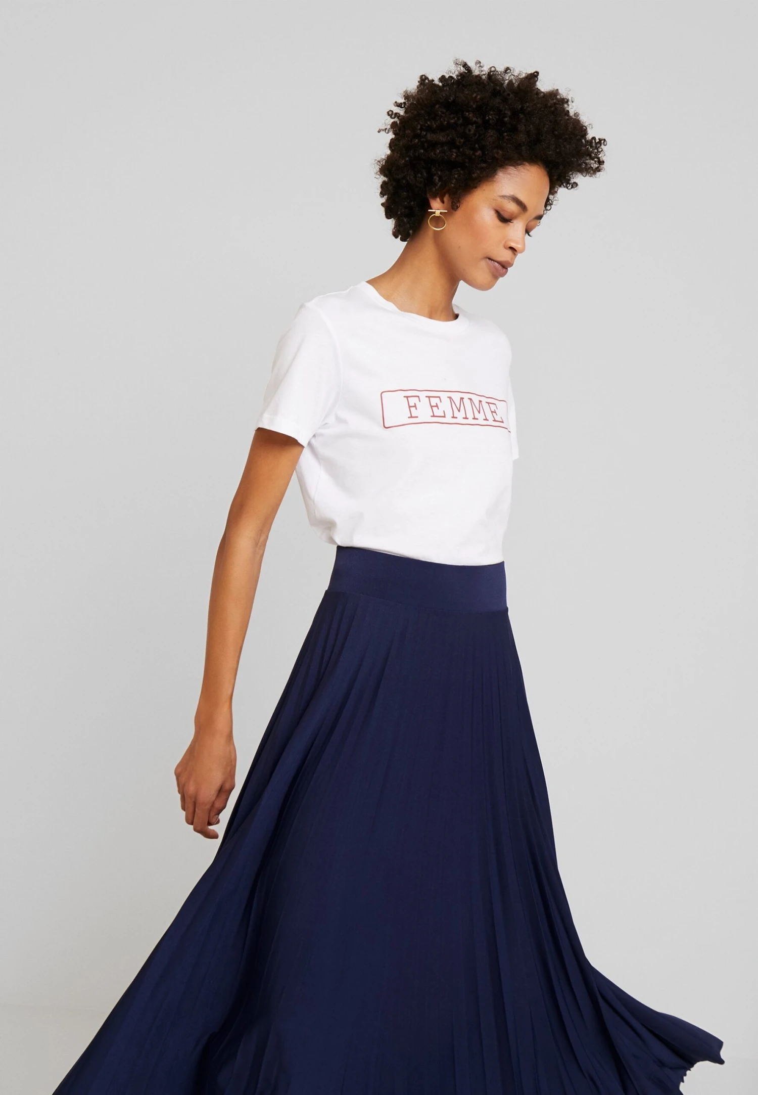 Anna Field Plisse A-Line Midi Skirt - A-Lijn Rok - Maritime Blue 6 Anna Field Plisse A-Line Midi Skirt - A-Lijn Rok - Maritime Blue - Afbeelding 4