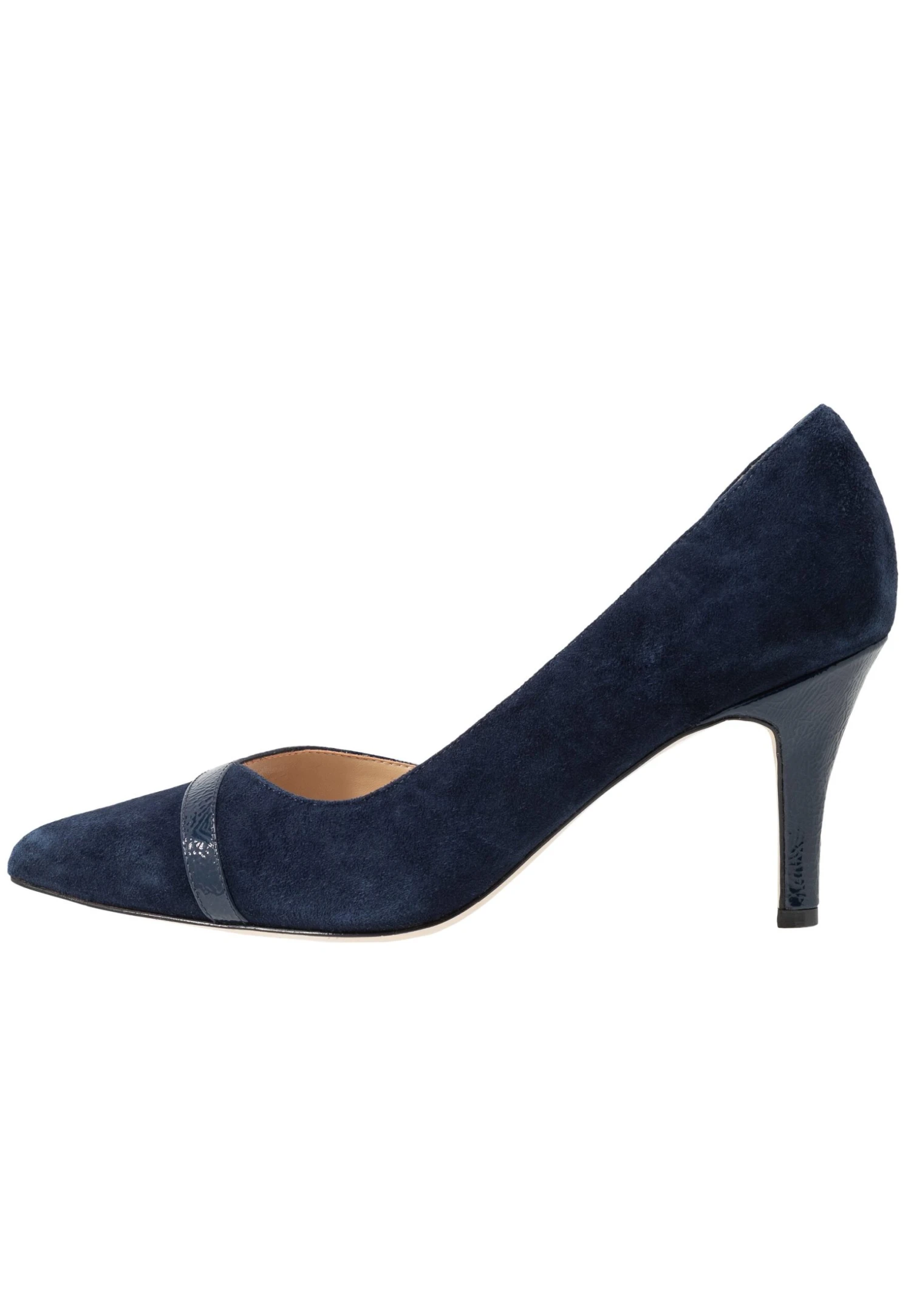 Leather - Klassieke Pumps - Dark Blue 4 Leather - Klassieke Pumps - Dark Blue - Afbeelding 2