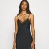 Anna Field Hammered Satin Nightie - Nachtjapon - Black -Anna Field Boutique 8568568799664718be5a66eae2968605