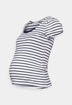 Maternity Double Layer Nursing- T-Shirt Print - Dark Blue/White 10 Maternity Double Layer Nursing- T-Shirt Print - Dark Blue/White -Anna Field Boutique 869dcda7dc96456682ac55793b3a583f