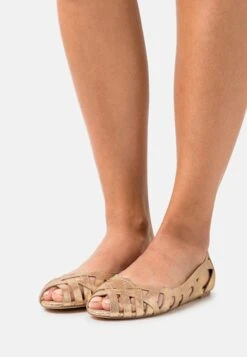 Anna Field Leather - Peeptoe Ballerina'S - Gold 12 Anna Field Leather - Peeptoe Ballerina'S - Gold -Anna Field Boutique 86d5b642946c46a390f54ca2a47c457e