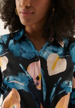 Anna Field Jurk - Blue/Pink -Anna Field Boutique 870bc67c42e94a98a3e29ac8dff4abc5