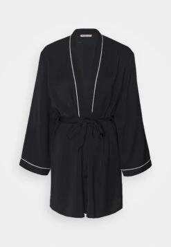 Anna Field Amanda Satin Dressing Gown - Badjas - Black -Anna Field Boutique 8d83c445099f4342aabc07d1ce2caede