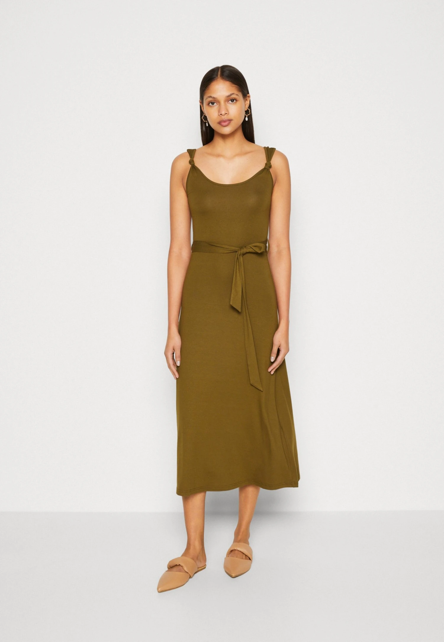 Anna Field Jerseyjurk - Olive 3 Anna Field Jerseyjurk - Olive
