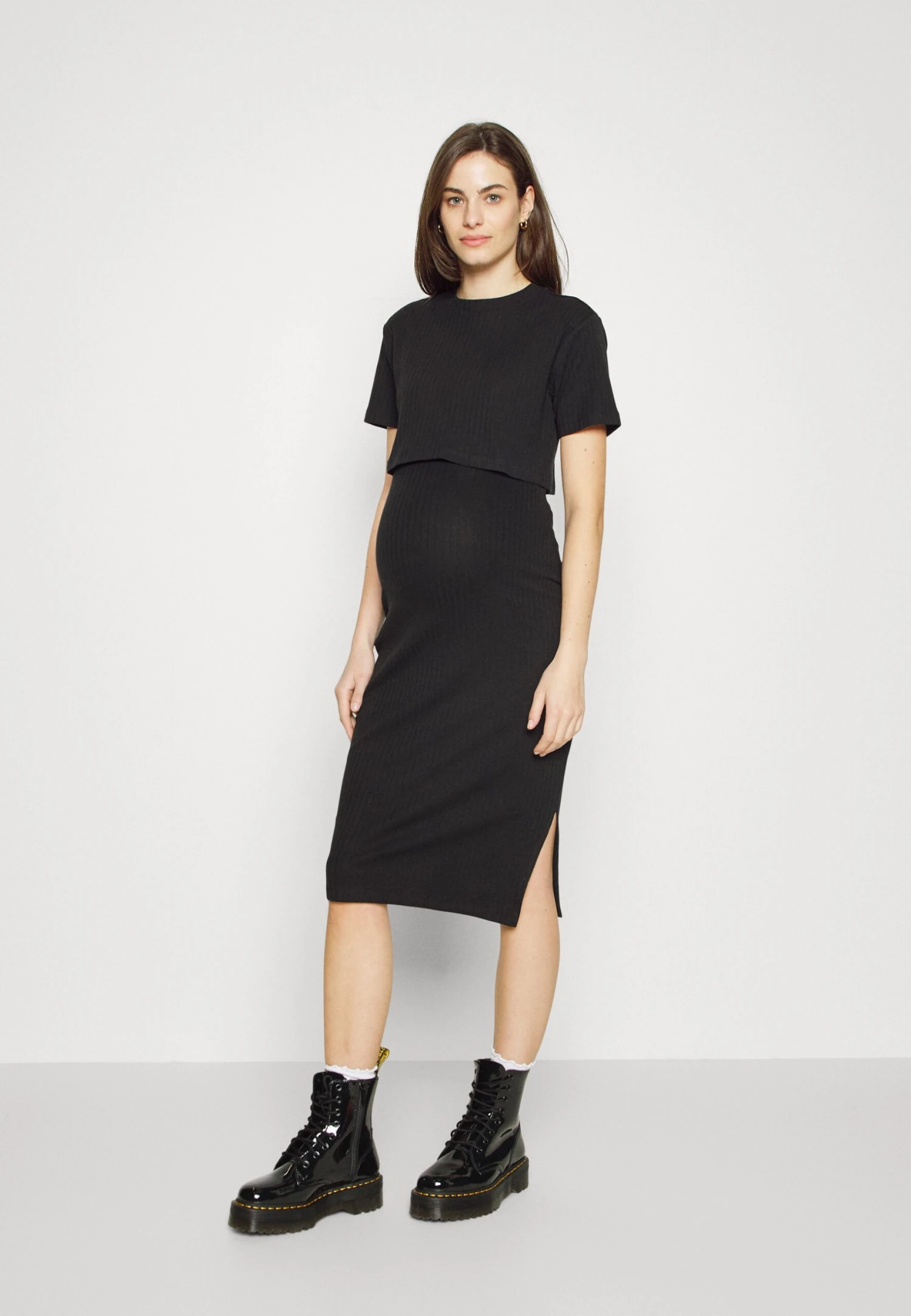 Top Skirt Set - Kokerrok - 802 - Black 3 Top Skirt Set - Kokerrok - 802 - Black